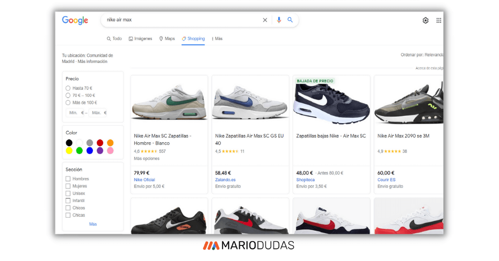 Google Shopping una Oportunidad para las Tiendas Online
