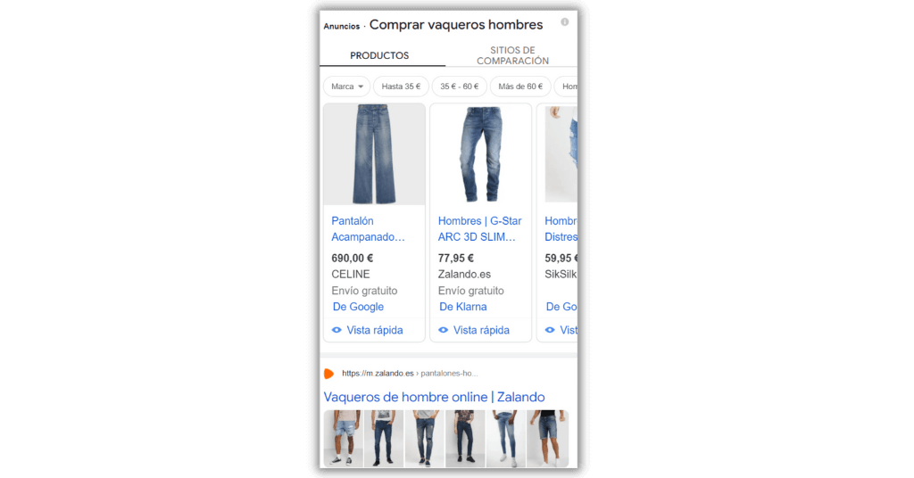 Ejemplos de moda y ropa Anuncios Google Shopping 2 (1)