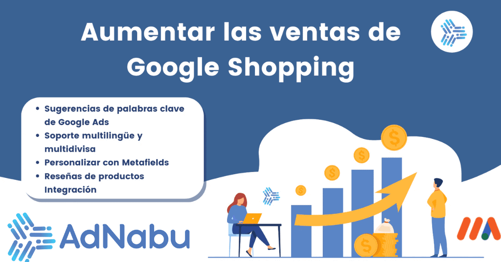 App Para Google Shopping feed adnabu shopify